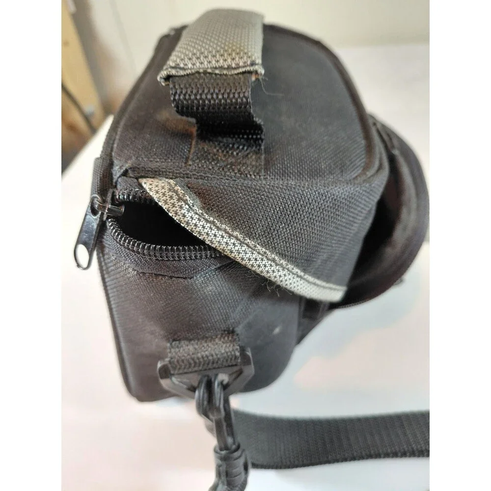 Zeikos ZE-CA38A Black & Grey Waterproof Shock-Proof Camera Gadget Bag w/ Strap